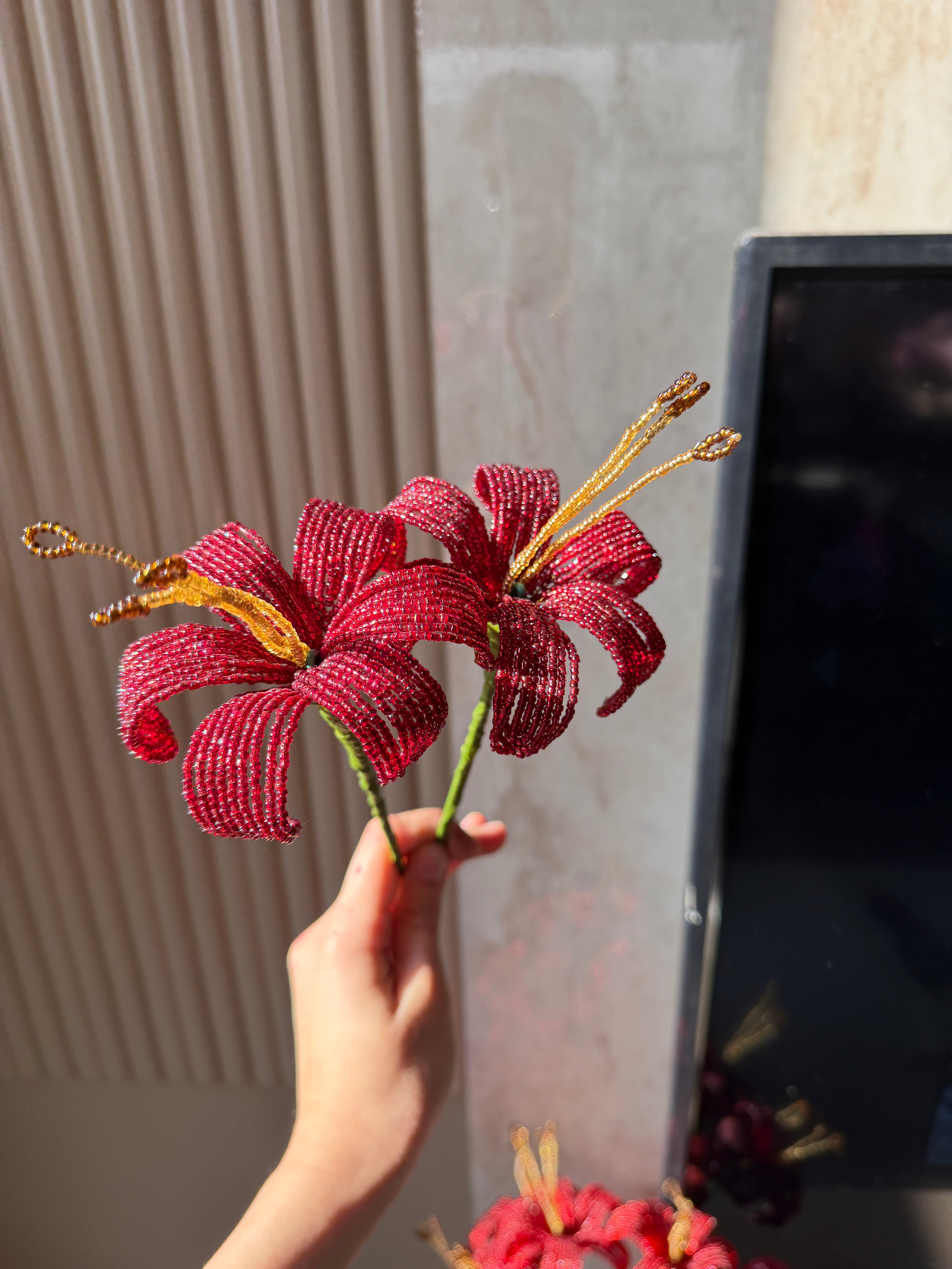 Maroon Lily